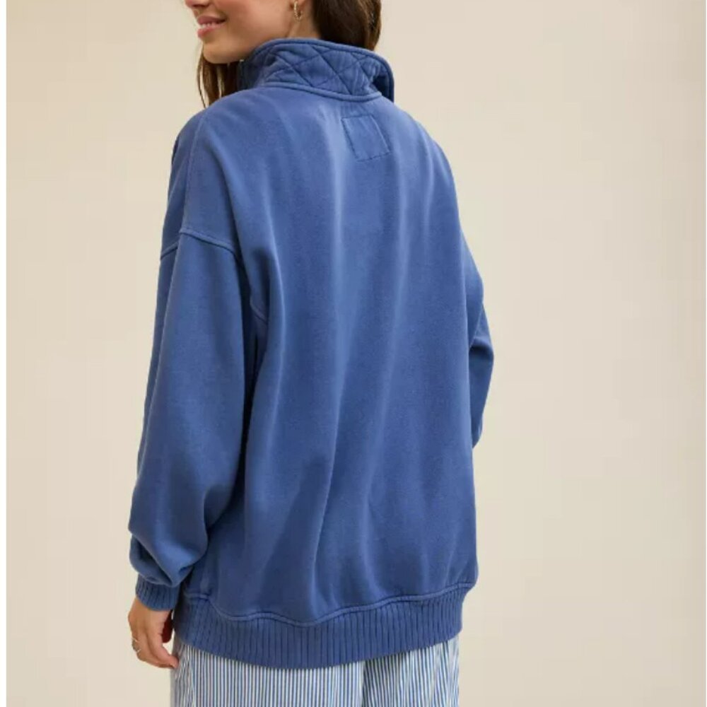 ISO Aerie Oh Snap sweatshirt - Color Marble Blue xxs/xs
